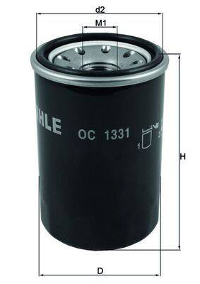 Mahle OC1331 Ölfilter