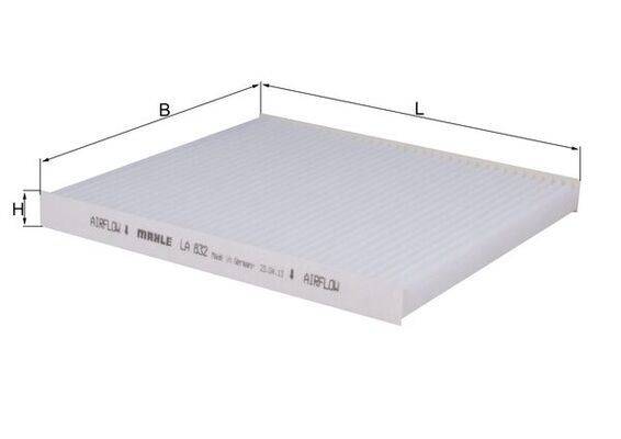 Mahle LA832 Filter, Innenraumluft