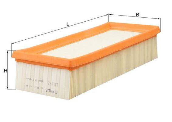 Mahle LX632 Luftfilter