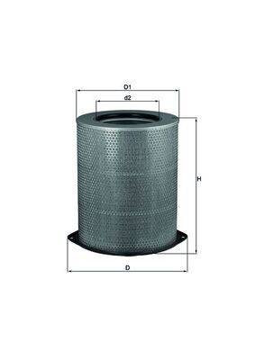 Mahle LX832 Luftfilter