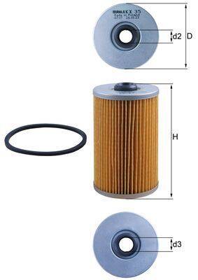 Mahle KX35 Kraftstofffilter