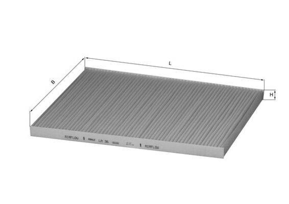 Mahle LA36 Filter, Innenraumluft