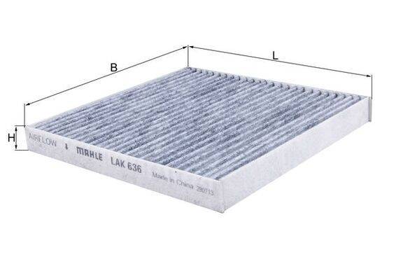Mahle LAK636 Filter, Innenraumluft