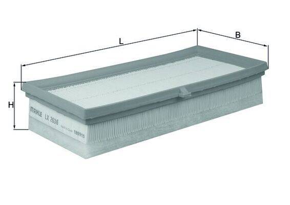 Mahle LX2636 Luftfilter