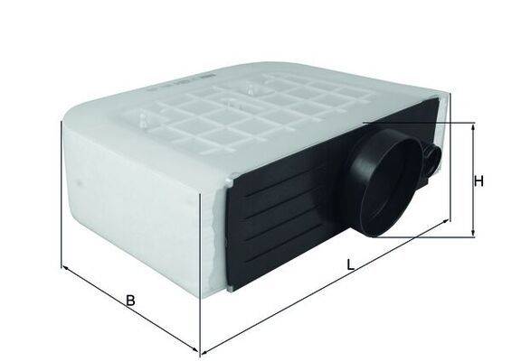 Mahle LX3233/6 Luftfilter