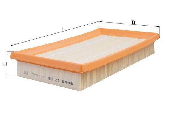Mahle LX936 Luftfilter