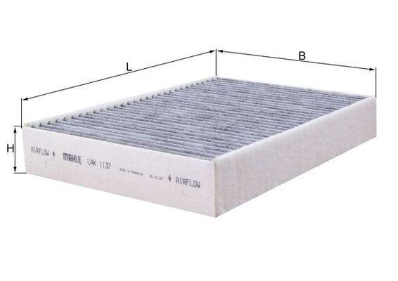 Mahle LAK1137 Filter, Innenraumluft