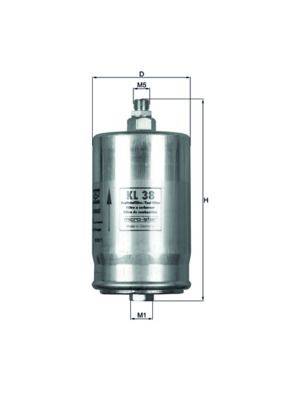 Mahle KL38 Kraftstofffilter
