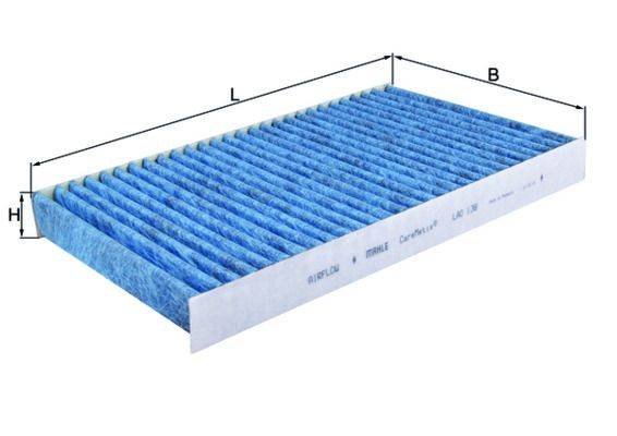 Mahle LAO138 Filter, Innenraumluft