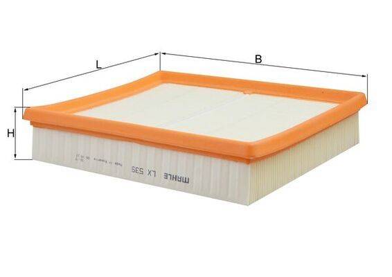 Mahle LX539 Luftfilter