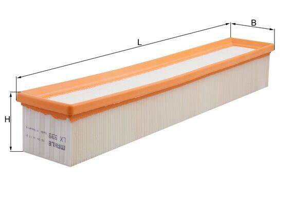 Mahle LX939 Luftfilter