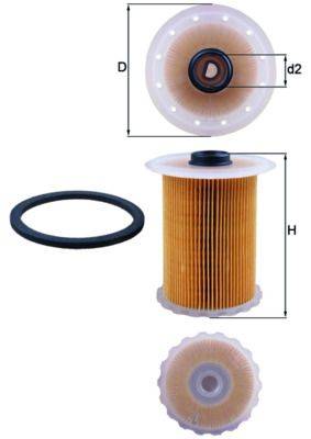 Mahle KX183D Kraftstofffilter