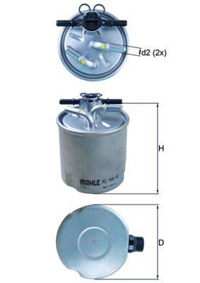 Mahle KL440/40 Kraftstofffilter