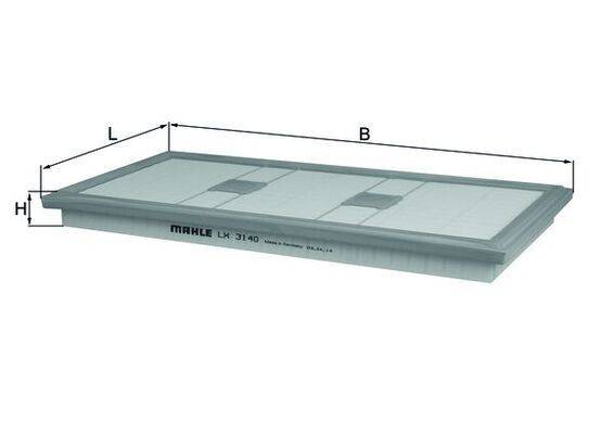 Mahle LX3140 Luftfilter