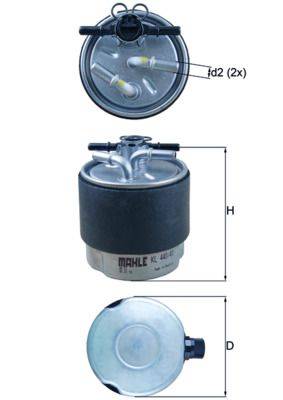 Mahle KL440/41 Kraftstofffilter