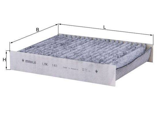 Mahle LAK141 Filter, Innenraumluft