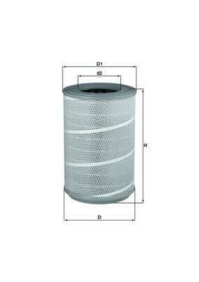 Mahle LX604/1 Luftfilter