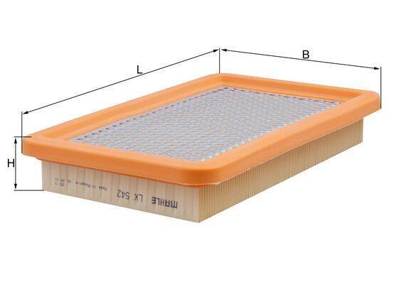 Mahle LX542 Luftfilter
