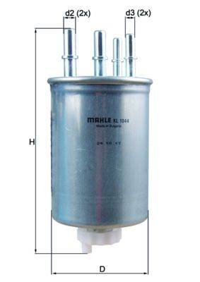 Mahle KL1044 Kraftstofffilter