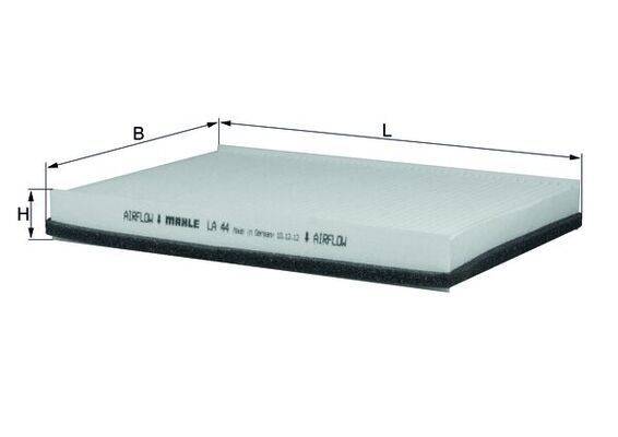 Mahle LA44 Filter, Innenraumluft