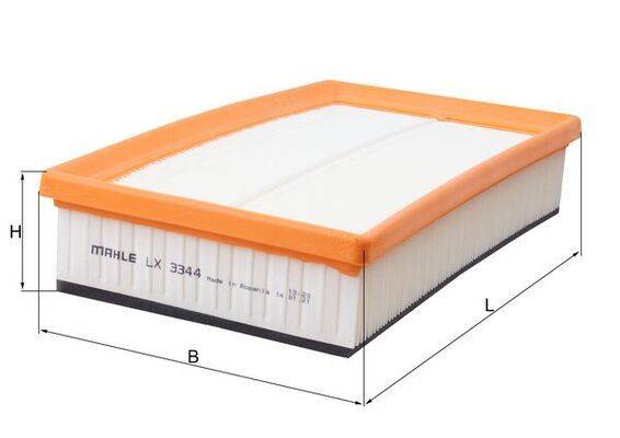 Mahle LX3344 Luftfilter