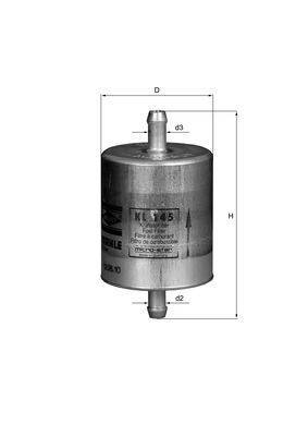Mahle KL145 Kraftstofffilter