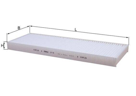 Mahle LA45 Filter, Innenraumluft
