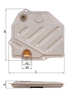 Mahle HX46 Hydraulikfilter, Automatikgetriebe