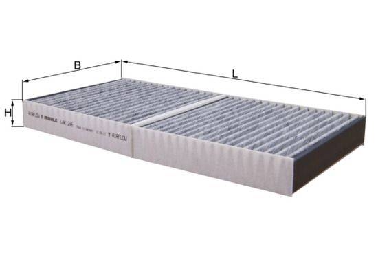 Mahle LAK246 Filter, Innenraumluft