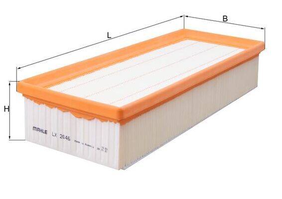 Mahle LX2046 Luftfilter