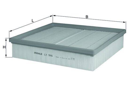 Mahle LX946 Luftfilter