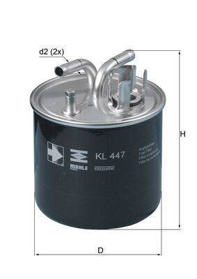 Mahle KL447 Kraftstofffilter
