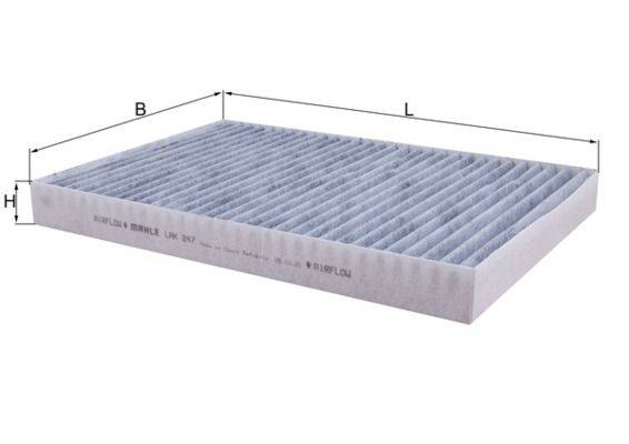 Mahle LAK247 Filter, Innenraumluft