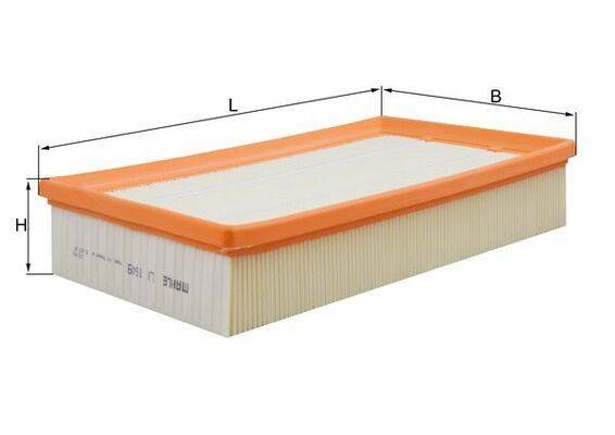 Mahle LX1649 Luftfilter
