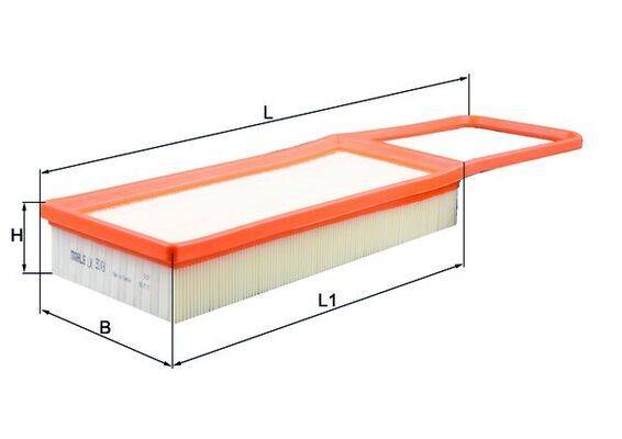 Mahle LX3249 Luftfilter
