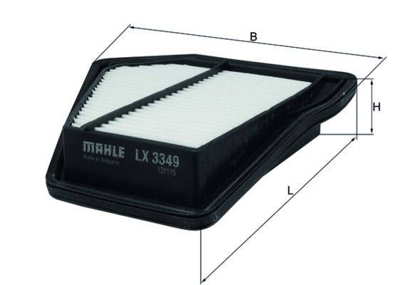 Mahle LX3349 Luftfilter