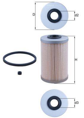 Mahle KX204D Kraftstofffilter