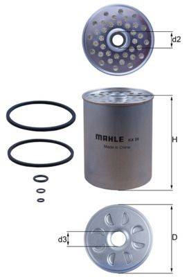 Mahle KX24D Kraftstofffilter