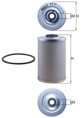 Mahle KX44D Kraftstofffilter