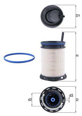 Mahle KX494D Kraftstofffilter