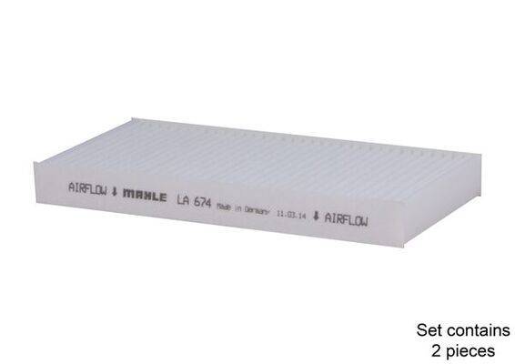 Mahle LA674/S Filter, Innenraumluft