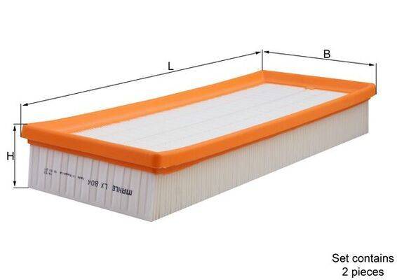 Mahle LX804/S Luftfilter