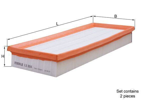 Mahle LX804/S Luftfilter