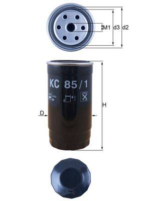 Mahle KC85/1 Kraftstofffilter