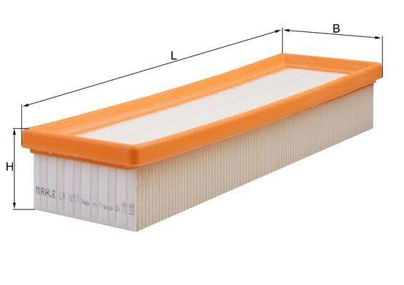 Mahle LX1451 Luftfilter