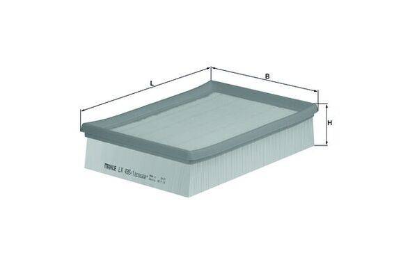 Mahle LX435/1 Luftfilter
