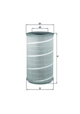 Mahle LX605/1 Luftfilter