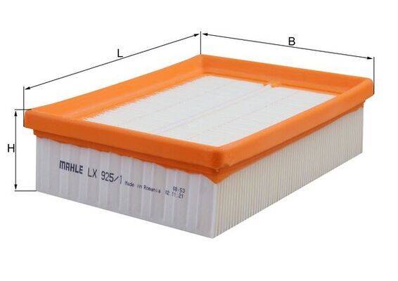 Mahle LX925/1 Luftfilter
