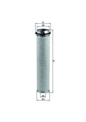 Mahle LXS5/1 Sekundärluftfilter