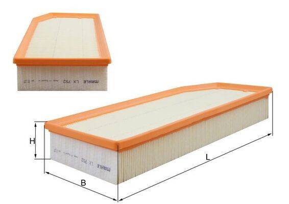 Mahle LX752 Luftfilter
